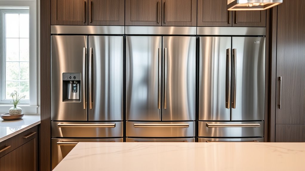 top built in refrigerator models