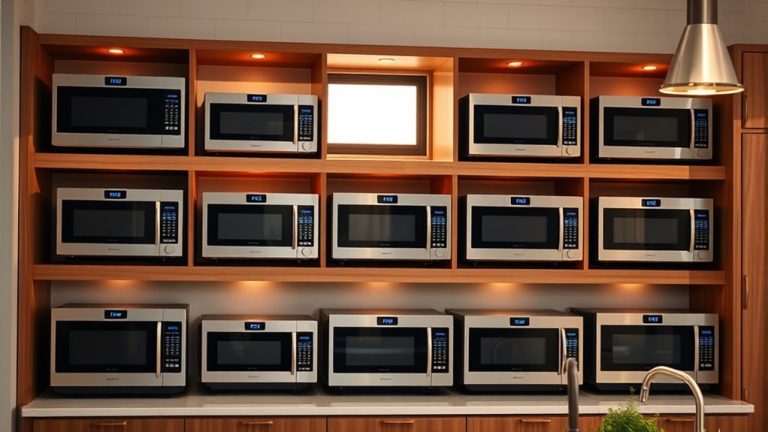 top cabinet microwave ovens