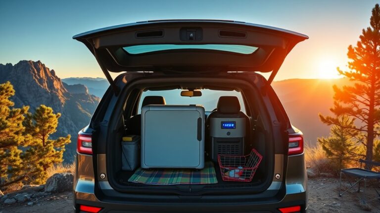 top car camping fridges