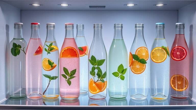 top cold storage glass bottles