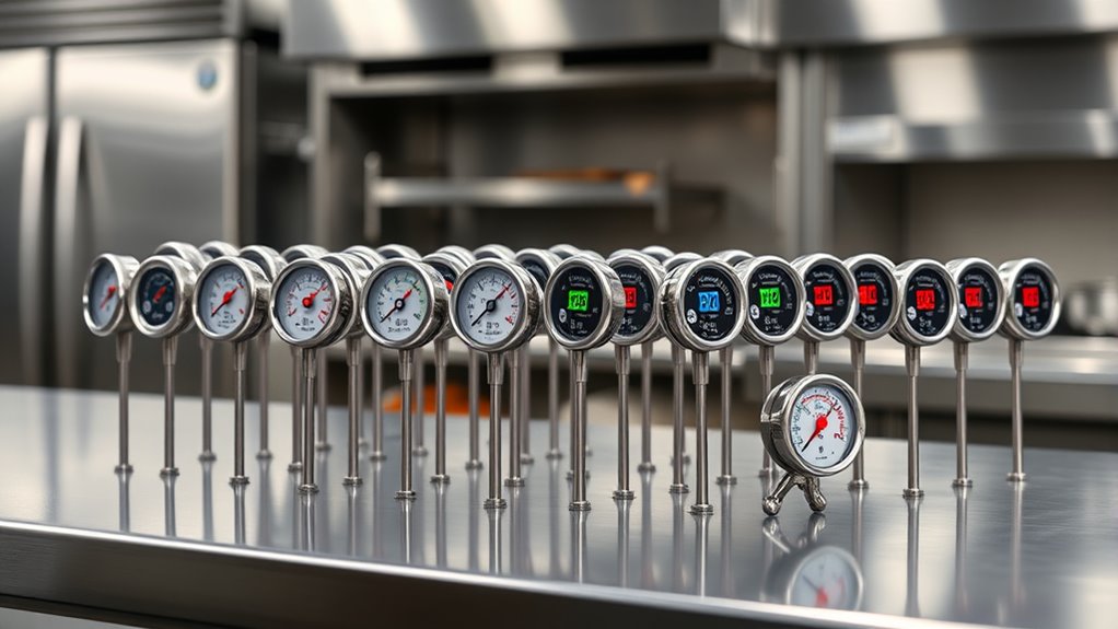 top commercial fridge thermometers