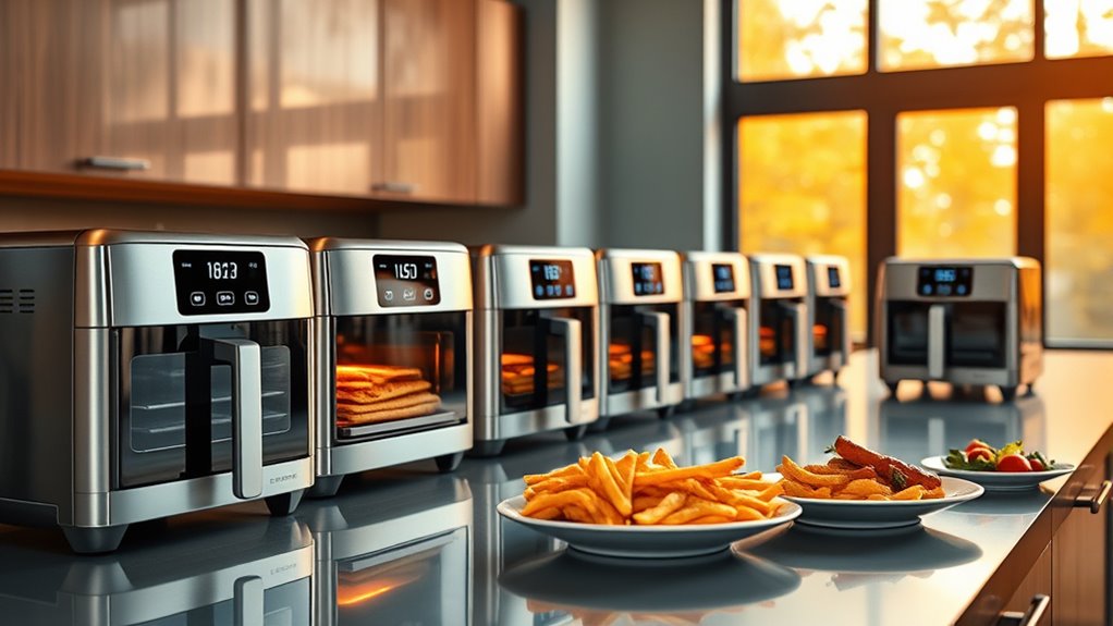 top compact toaster oven air fryers