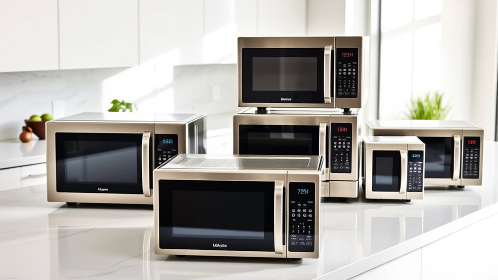 top convection grill microwaves