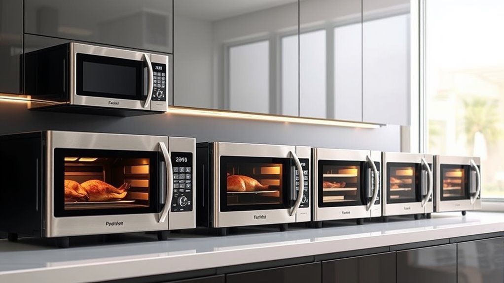 top convection microwave ovens