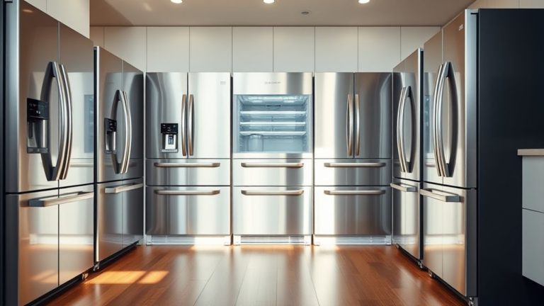 top counter depth freezer refrigerators