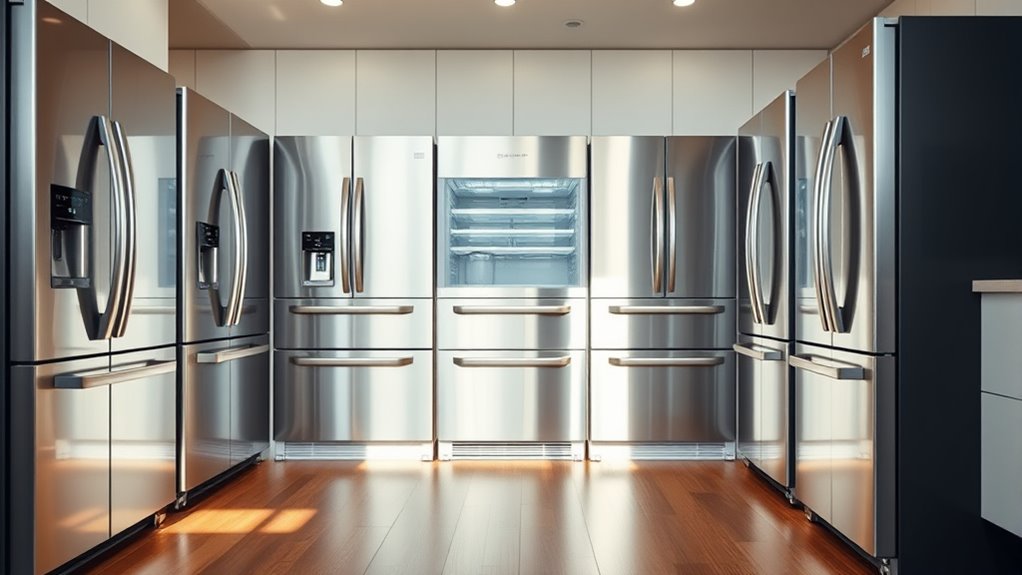 top counter depth freezer refrigerators