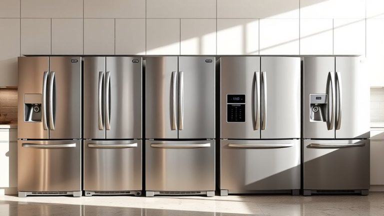 top counter depth freezer refrigerators