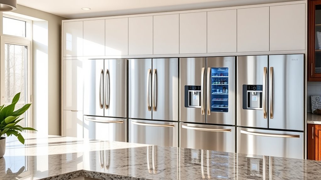 top counter depth fridge brands