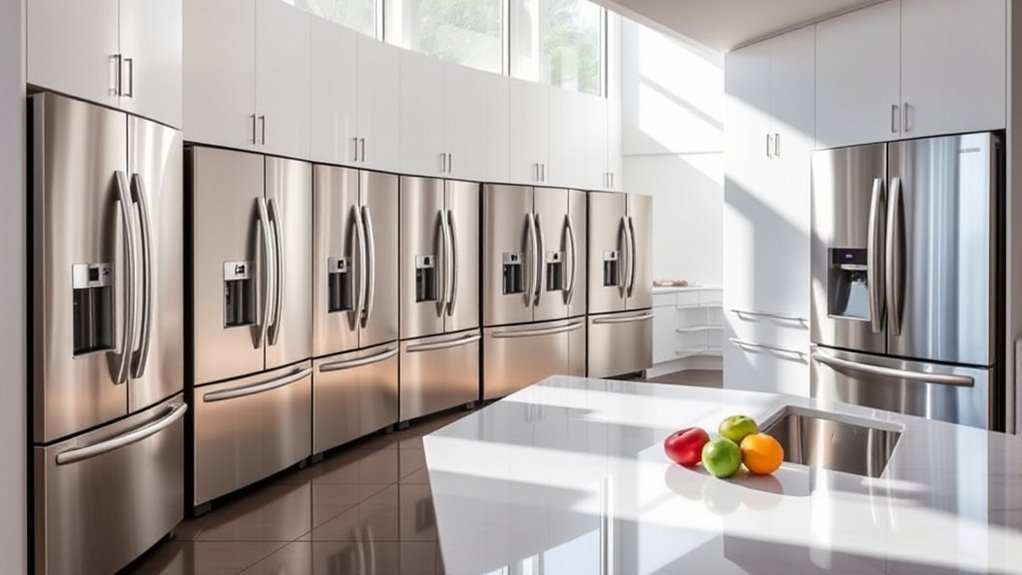 top counter depth fridges