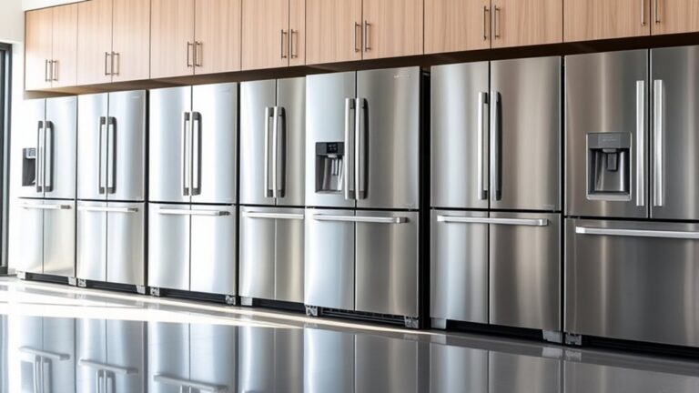 top counter depth stainless refrigerators
