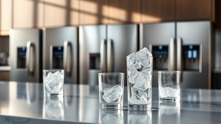 top crushed ice refrigerators