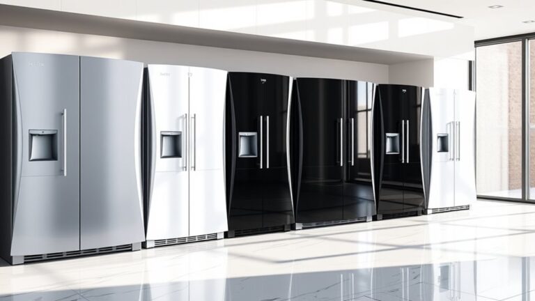 top curved glass fridge prices