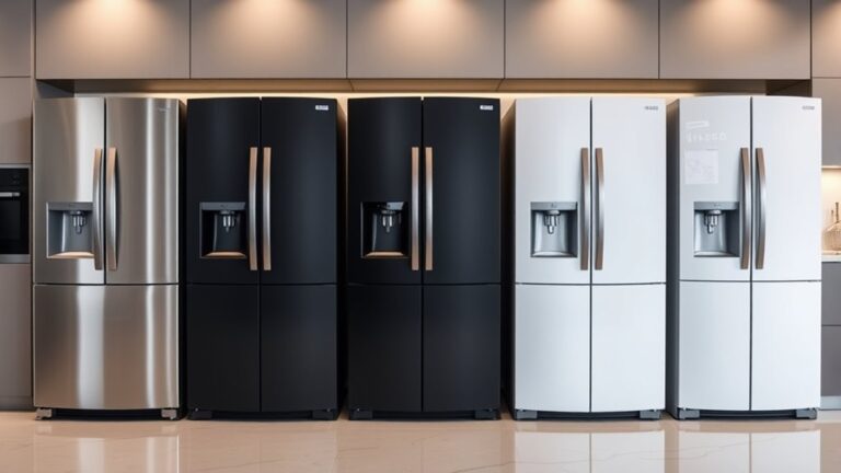 top double door fridges