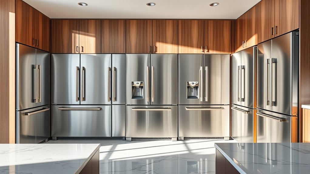 top double door refrigerators