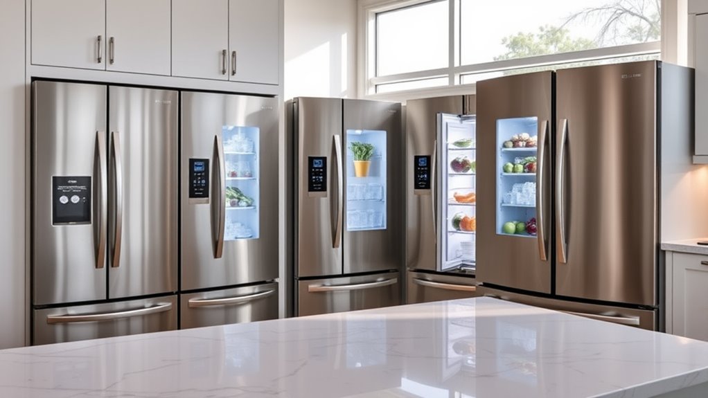 top dual ice maker refrigerators