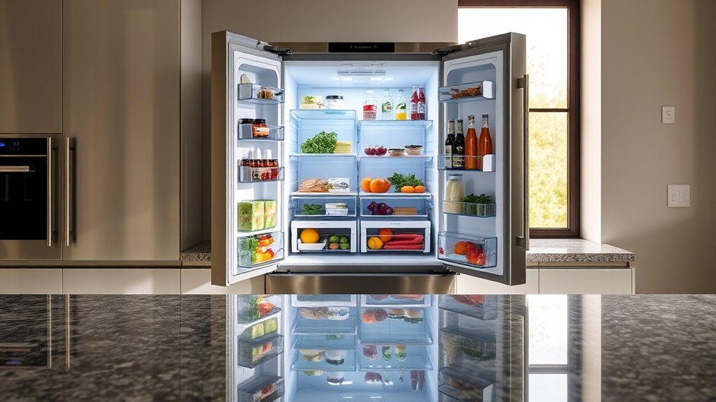 top electrolux refrigerator features