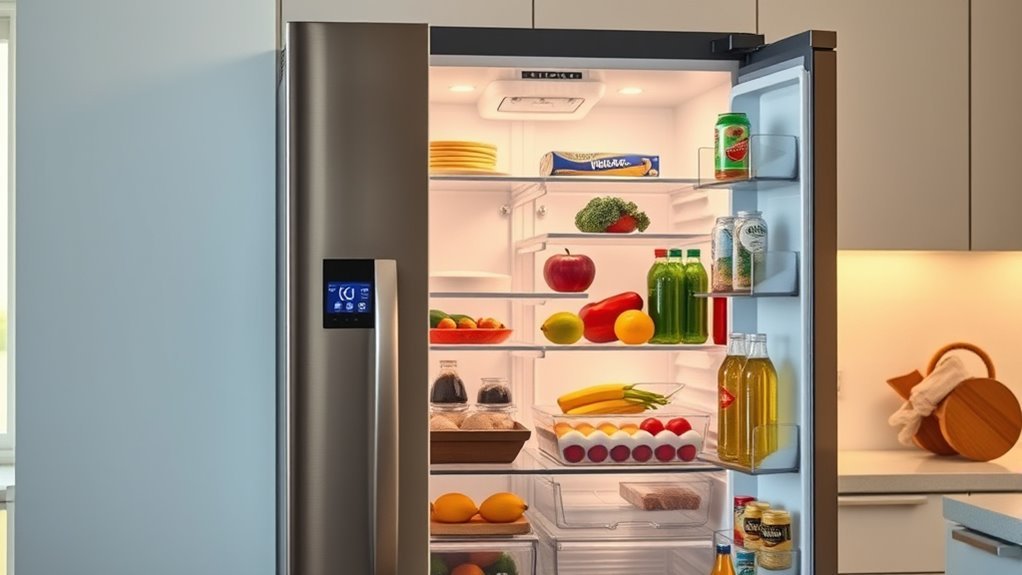 top electrolux refrigerator features