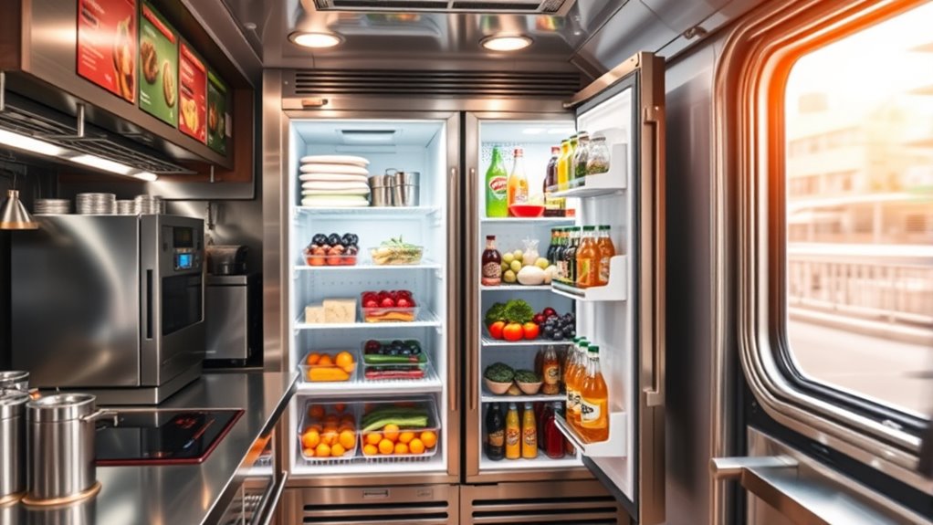 top food truck refrigerators