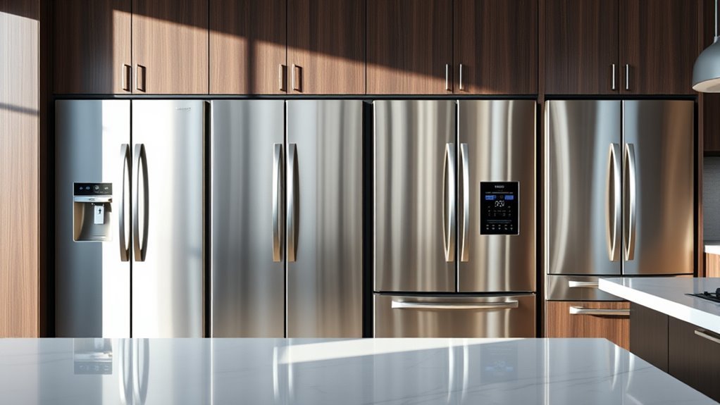 top four built in refrigerator brands