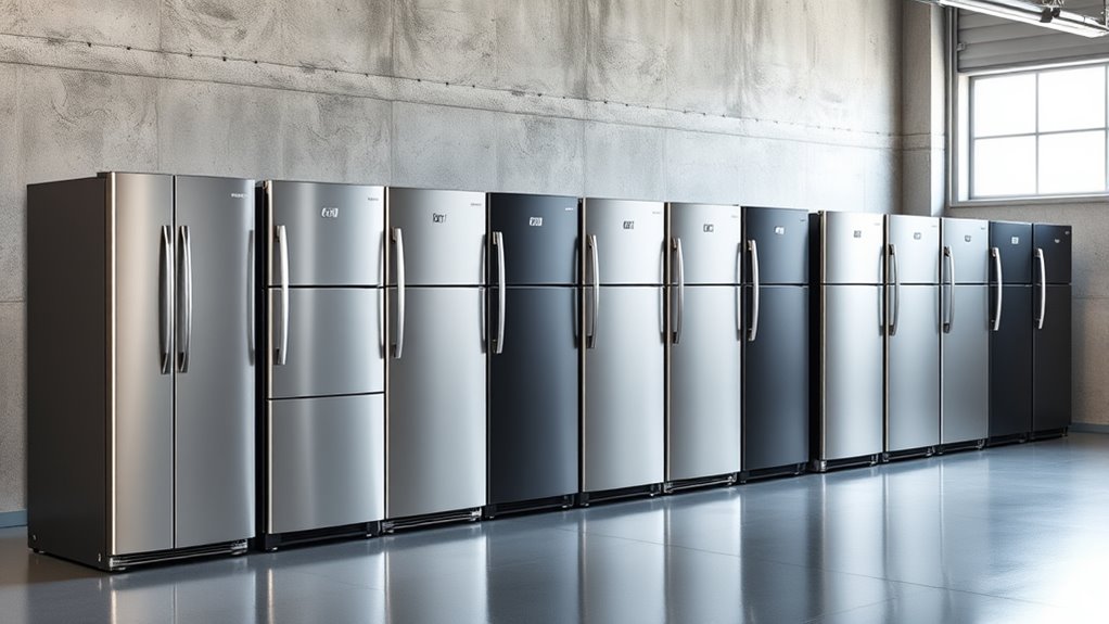 top freezers for garage