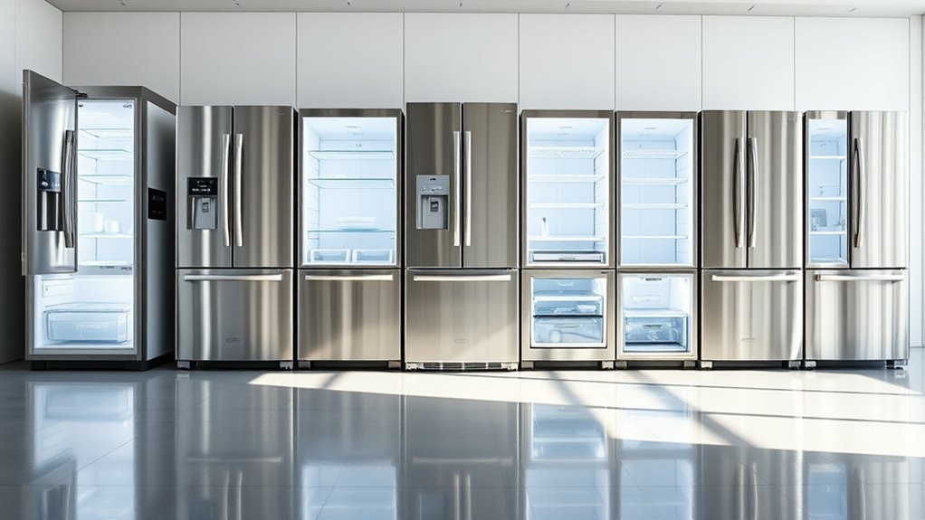 top french door freezers