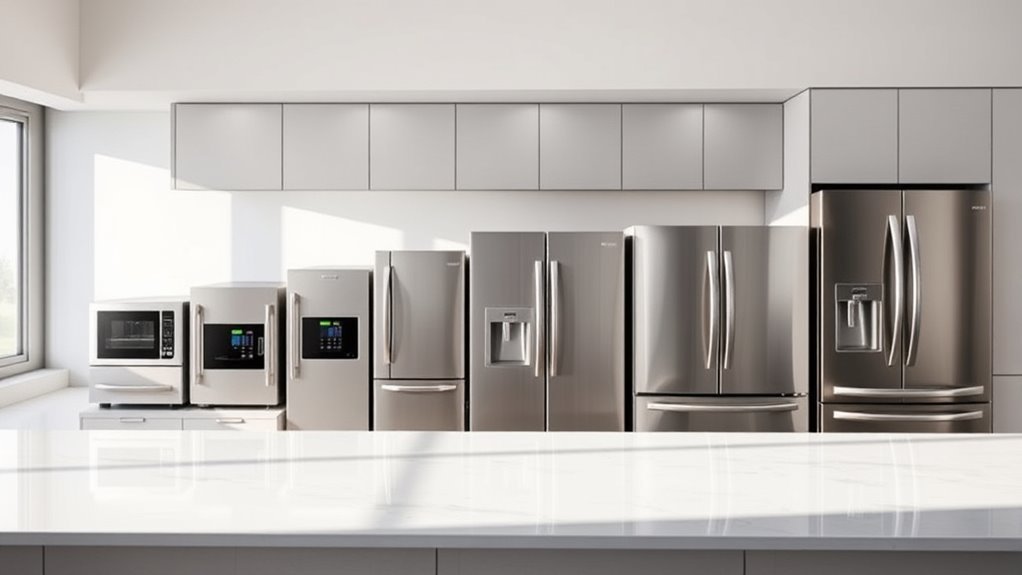 top fridge sizes for kitchens