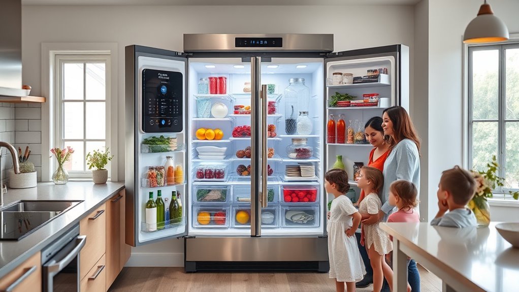 top fridges for big families