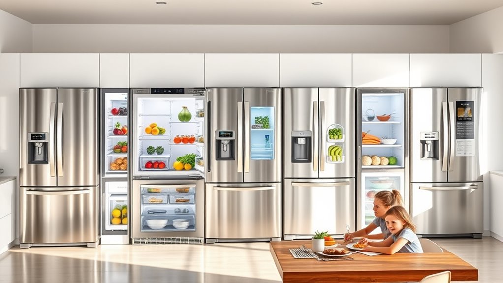 top fridges for family of four