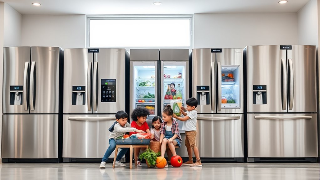 top fridges for large families
