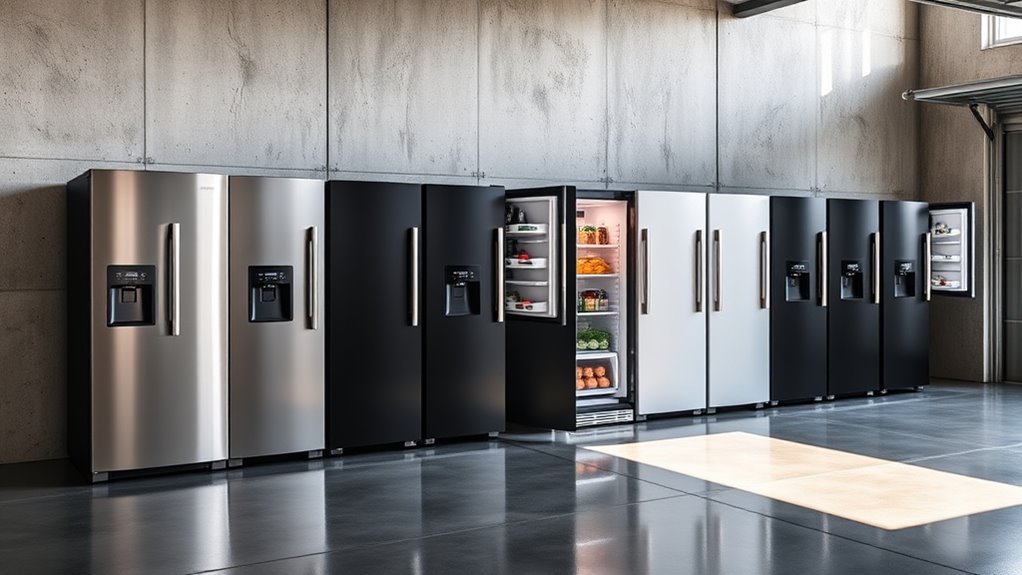 top garage freezerless refrigerators