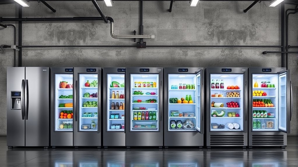 top garage freezerless refrigerators