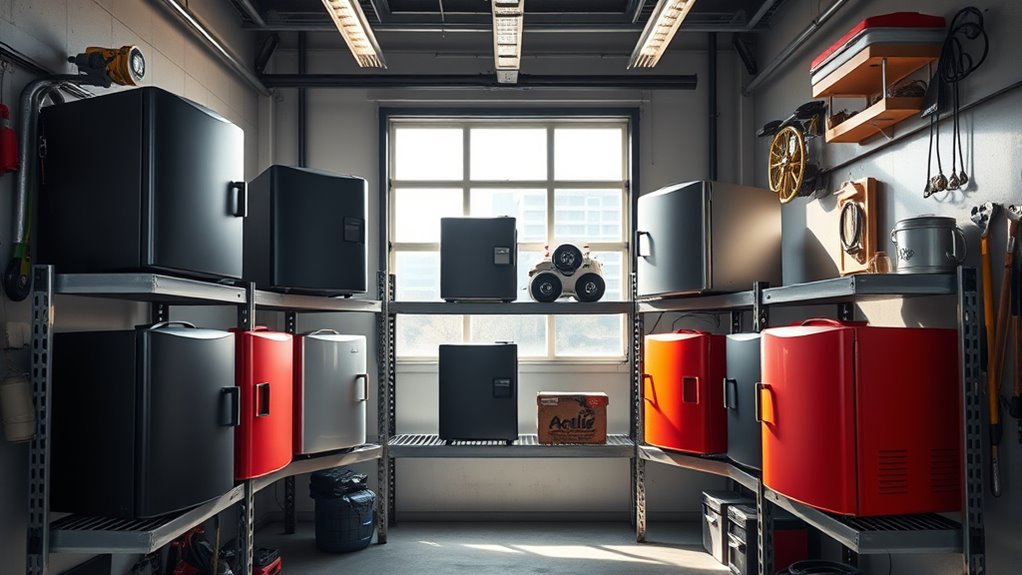 top garage mini fridges
