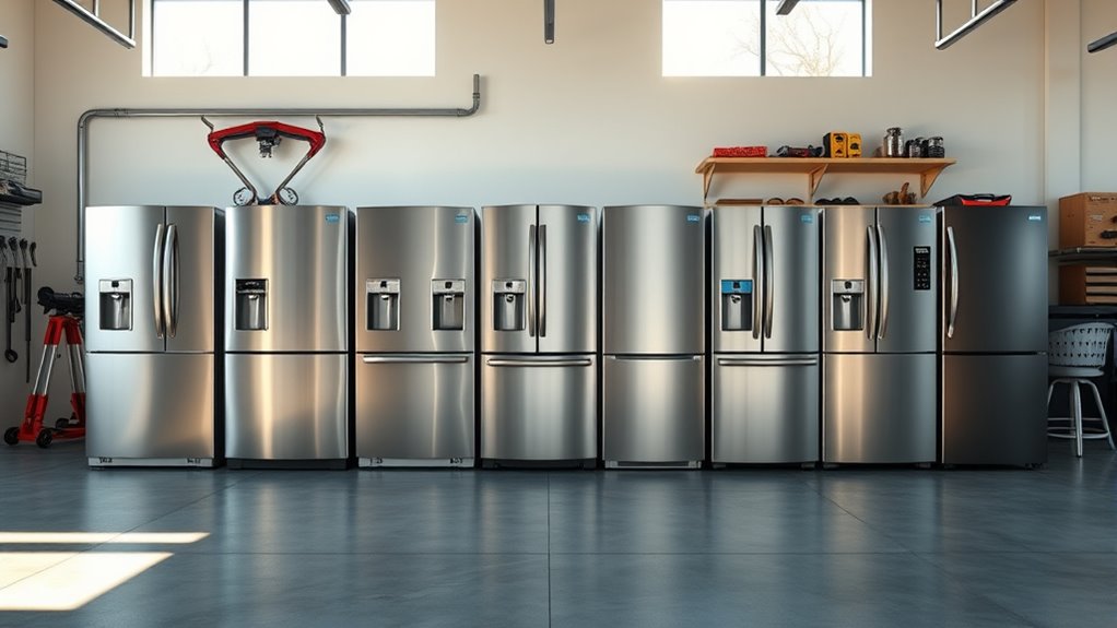 top garage ready refrigerators