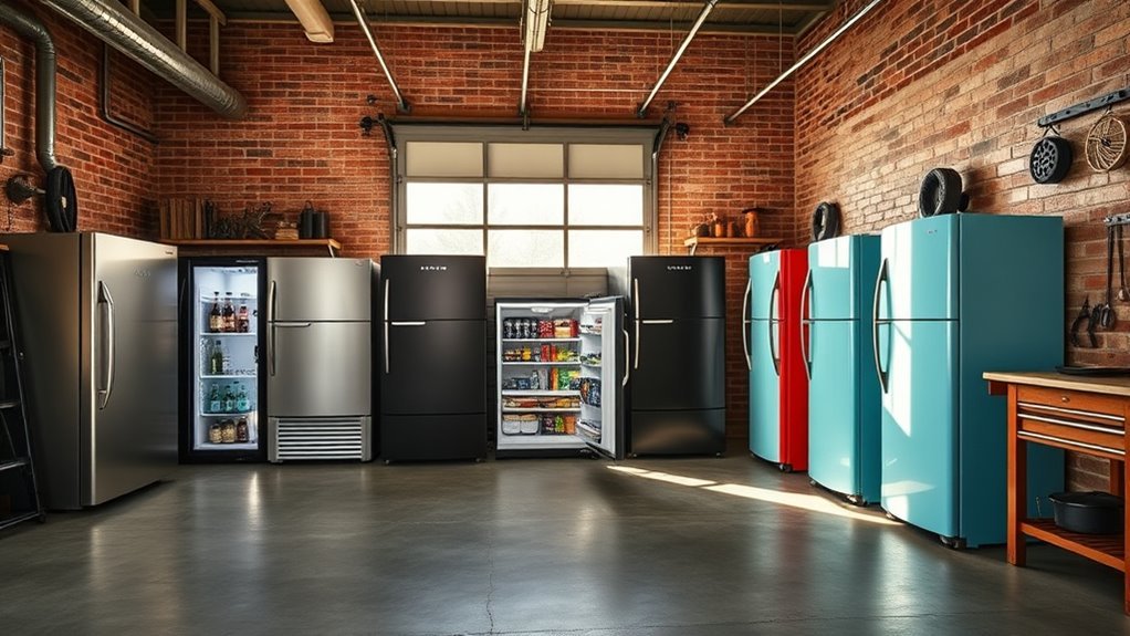 top garage refrigerator brands