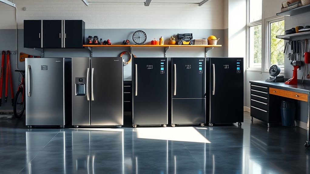 top garage refrigerator choices