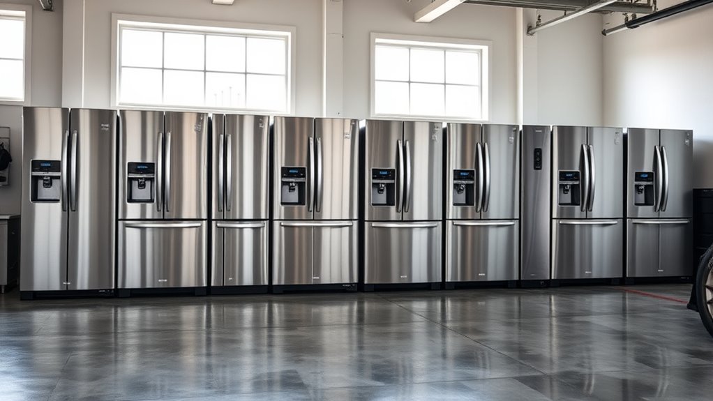 top garage refrigerator freezers