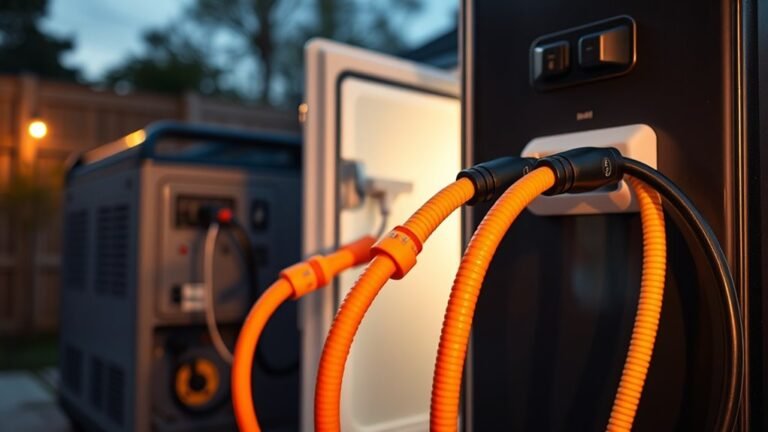 top generator to fridge extension cords