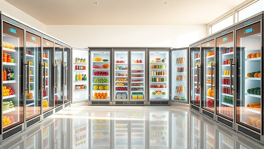 top glass door fridge picks