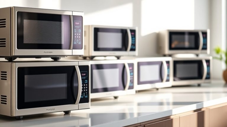 top heating microwave ovens