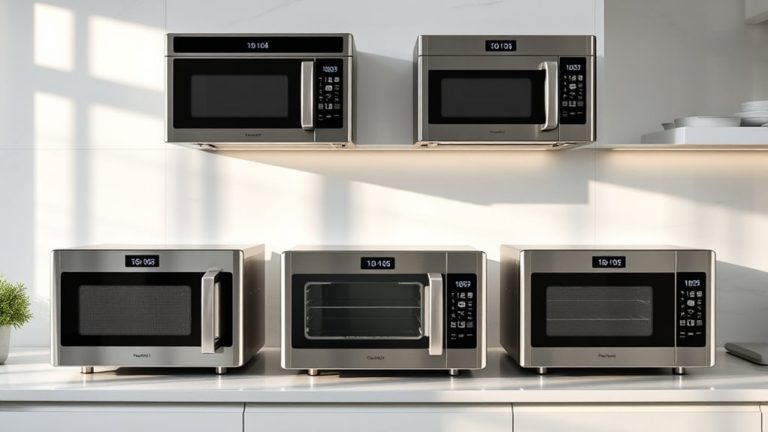 top integrated microwave ovens