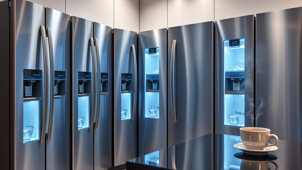 top internal water fridge list