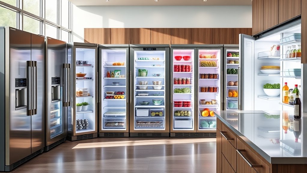 top large family refrigerators