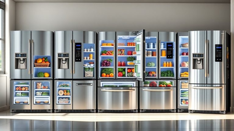 top large family refrigerators