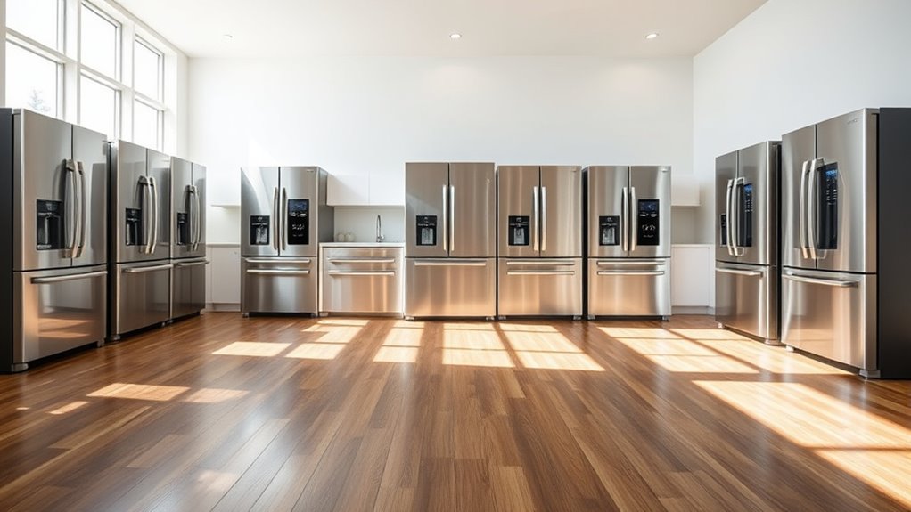 top large residential fridges