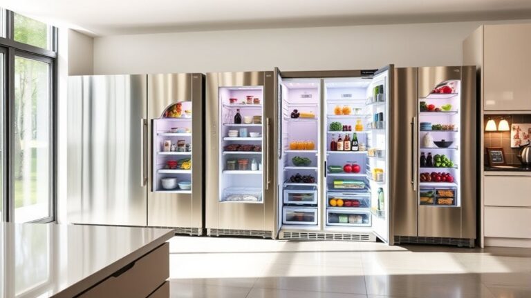 top large side by side refrigerators