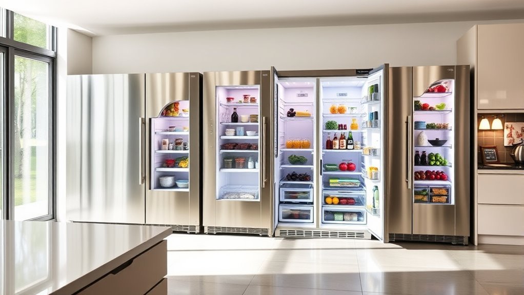 top large side by side refrigerators