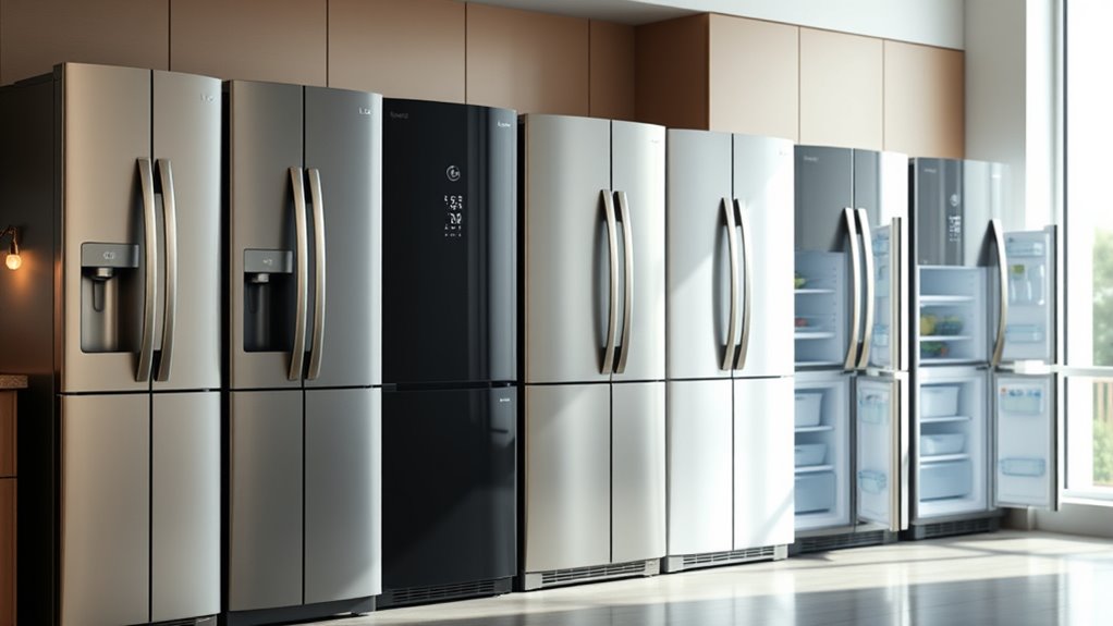 top lg double door refrigerators