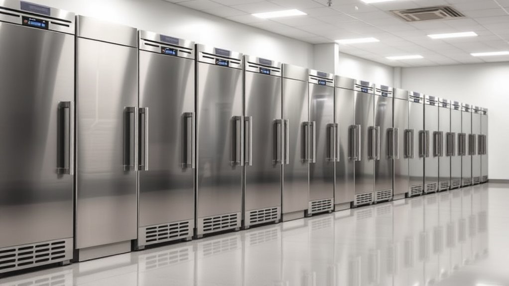 top lockable commercial refrigerators