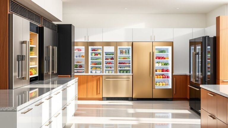 top luxury counter depth fridges