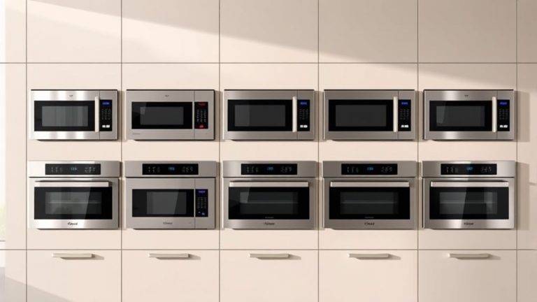 top microwave wall units